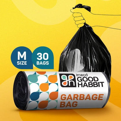 Good Habbit Garbage Bags – Leak Resistant (30 Bags) - Imeco India