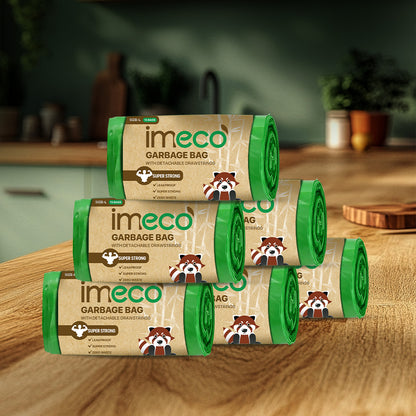 Leakproof Garbage Bags with Drawstring