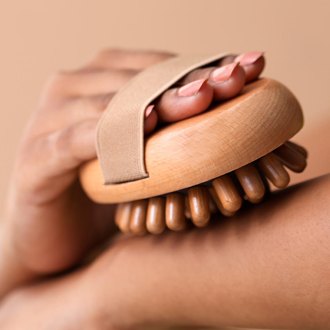 Bamboo Hair & Body Massager for Muscle & Scalp Relaxation