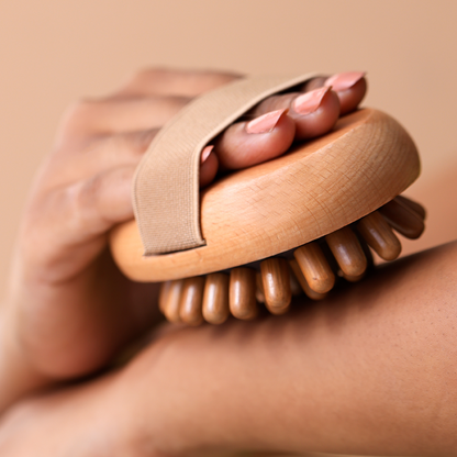 Bamboo Hair & Body Massager for Muscle & Scalp Relaxation