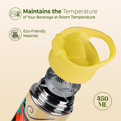 imeco eco bloom yellow cap against a light background with features mentioned 