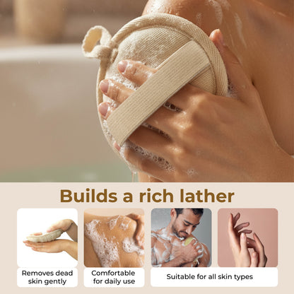 IMECO Ramie Loofah (Round, Pack of 2)