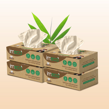 Bamboo Facial Tissues – Ultra-Soft Texture & Skin-Loving - Imeco India