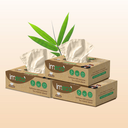 Bamboo Facial Tissues – Ultra-Soft Texture & Skin-Loving - Imeco India