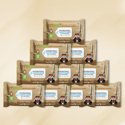 Ultra-soft Wet Wipes with Bamboo Pulp & Aloe Vera (30 Pulls)